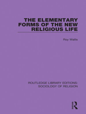 cover image of The Elementary Forms of the New Religious Life